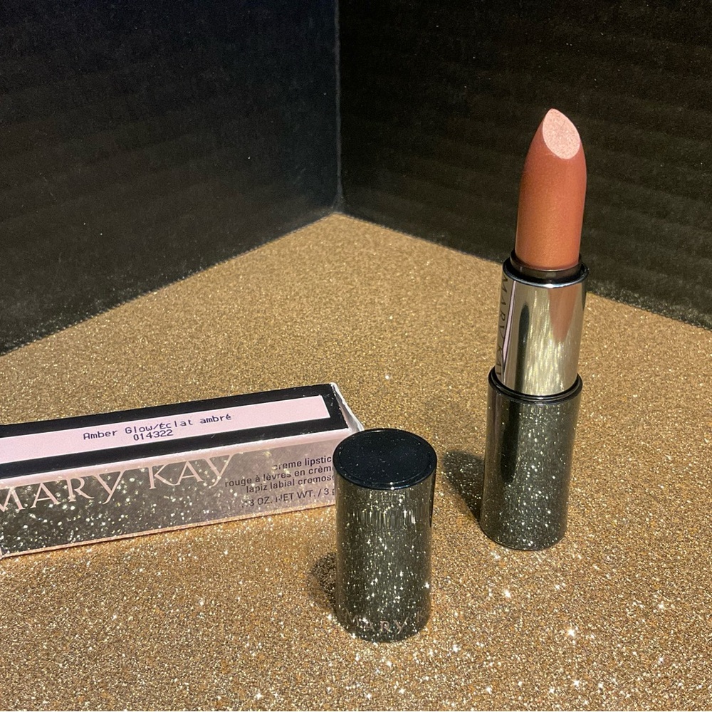 MARY KAY #014322 "AMBER GLOW" CREME LIPSTICK 0.13 OZ NIB.